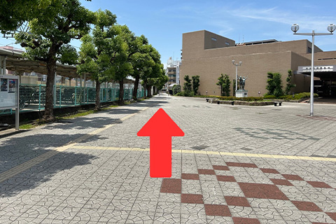 トナリエ大和高田店方向に向かって直進すると左手に当院がございます